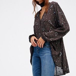 Free People Julia Printed Blouse 💫🌙